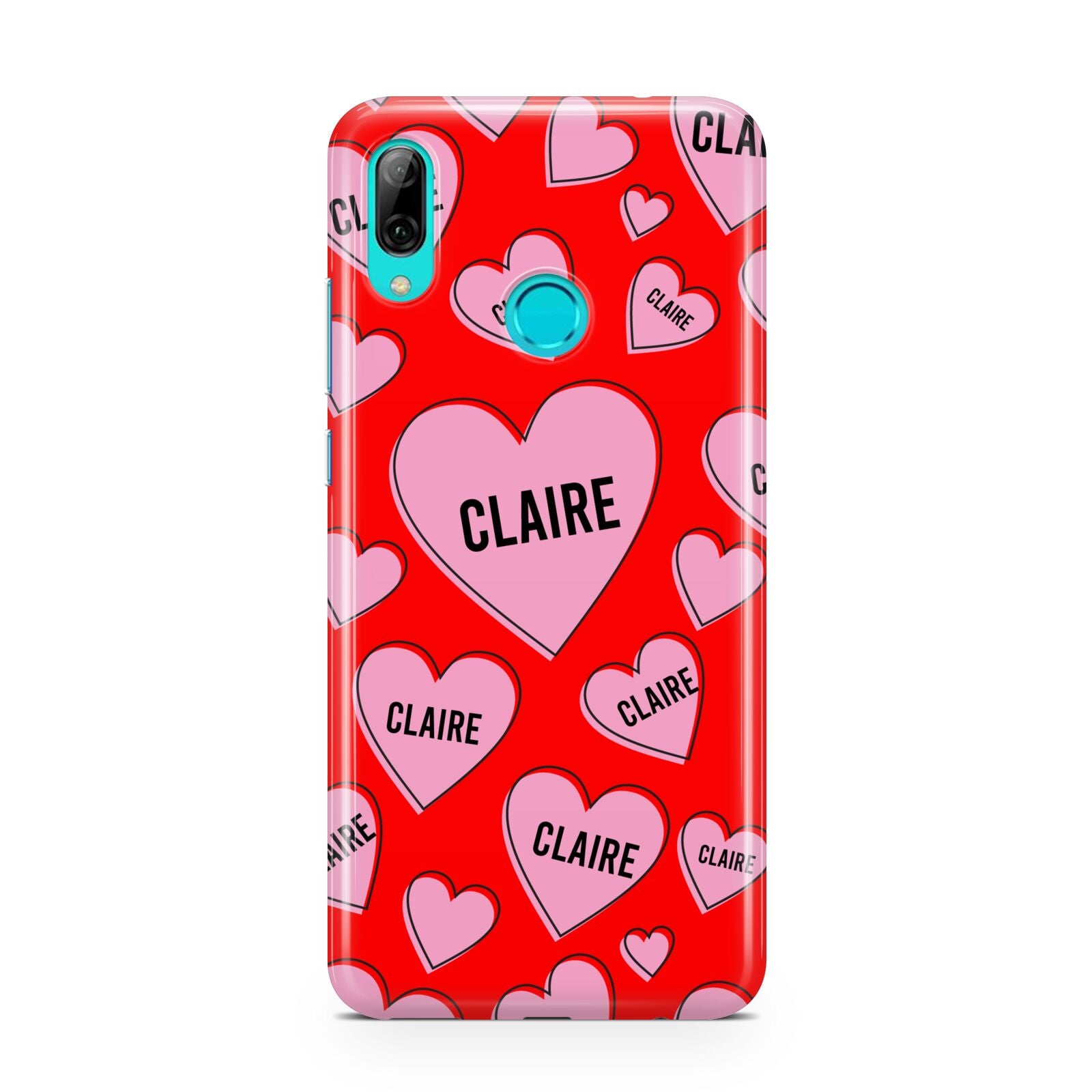 Personalised Hearts Huawei P Smart 2019 Case