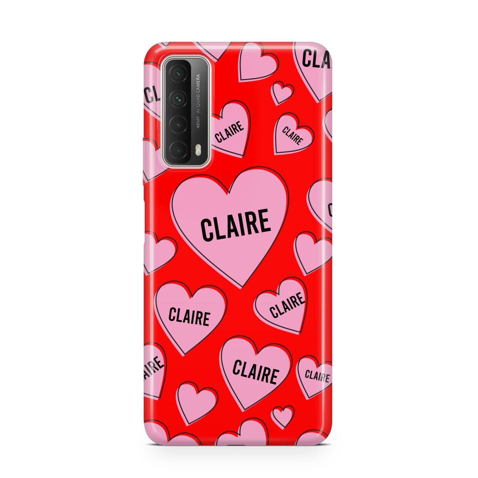 Personalised Hearts Huawei P Smart 2021