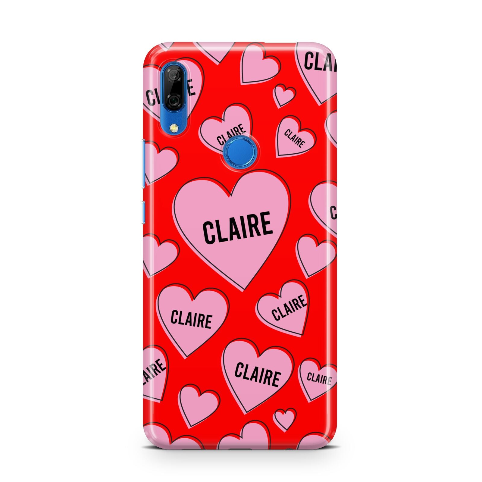 Personalised Hearts Huawei P Smart Z