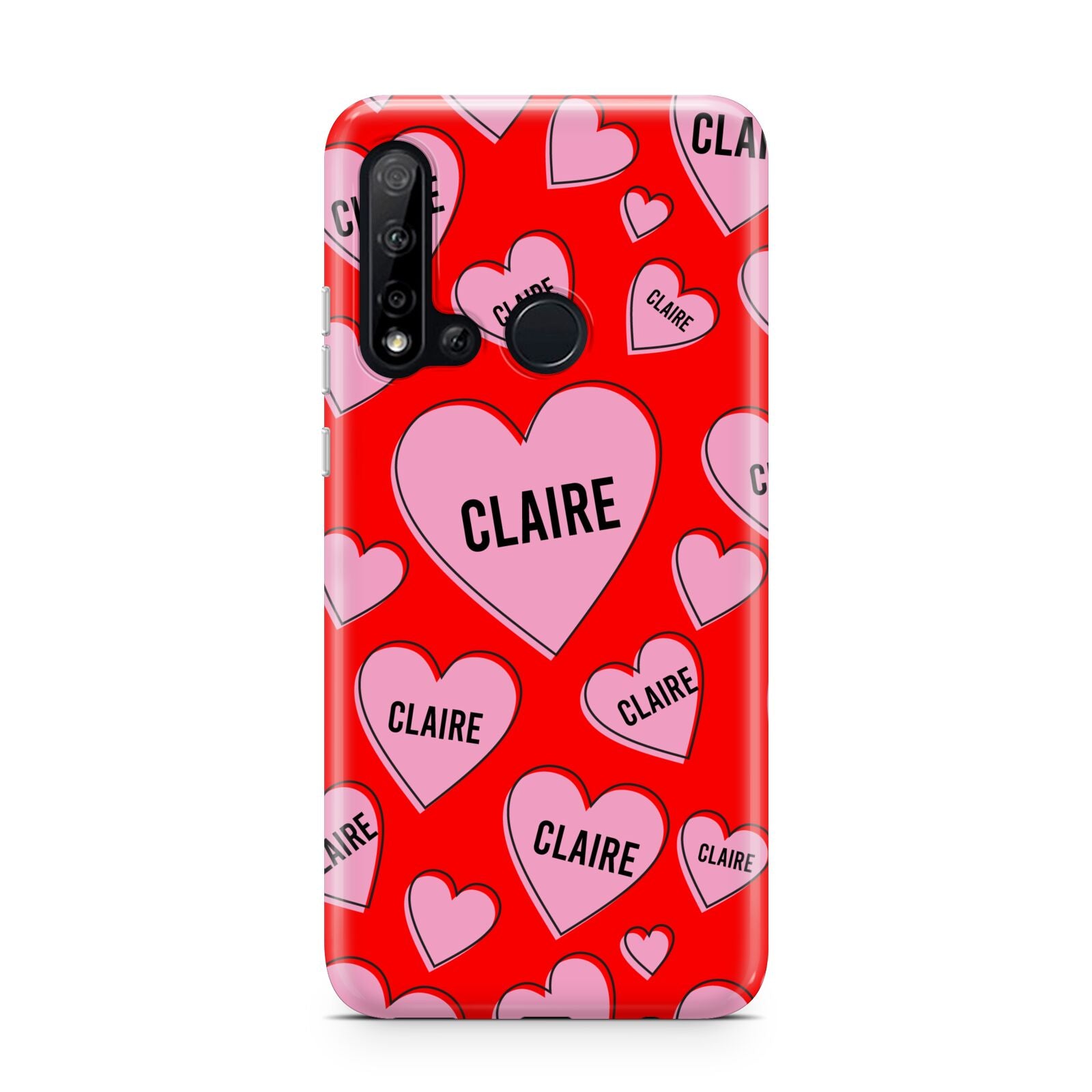 Personalised Hearts Huawei P20 Lite 5G Phone Case