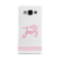 Personalised Hers Samsung Galaxy A3 Case