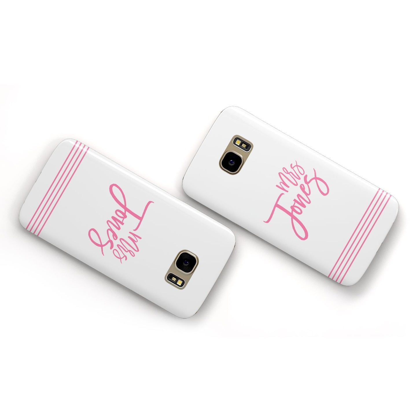 Personalised Hers Samsung Galaxy Case Flat Overview