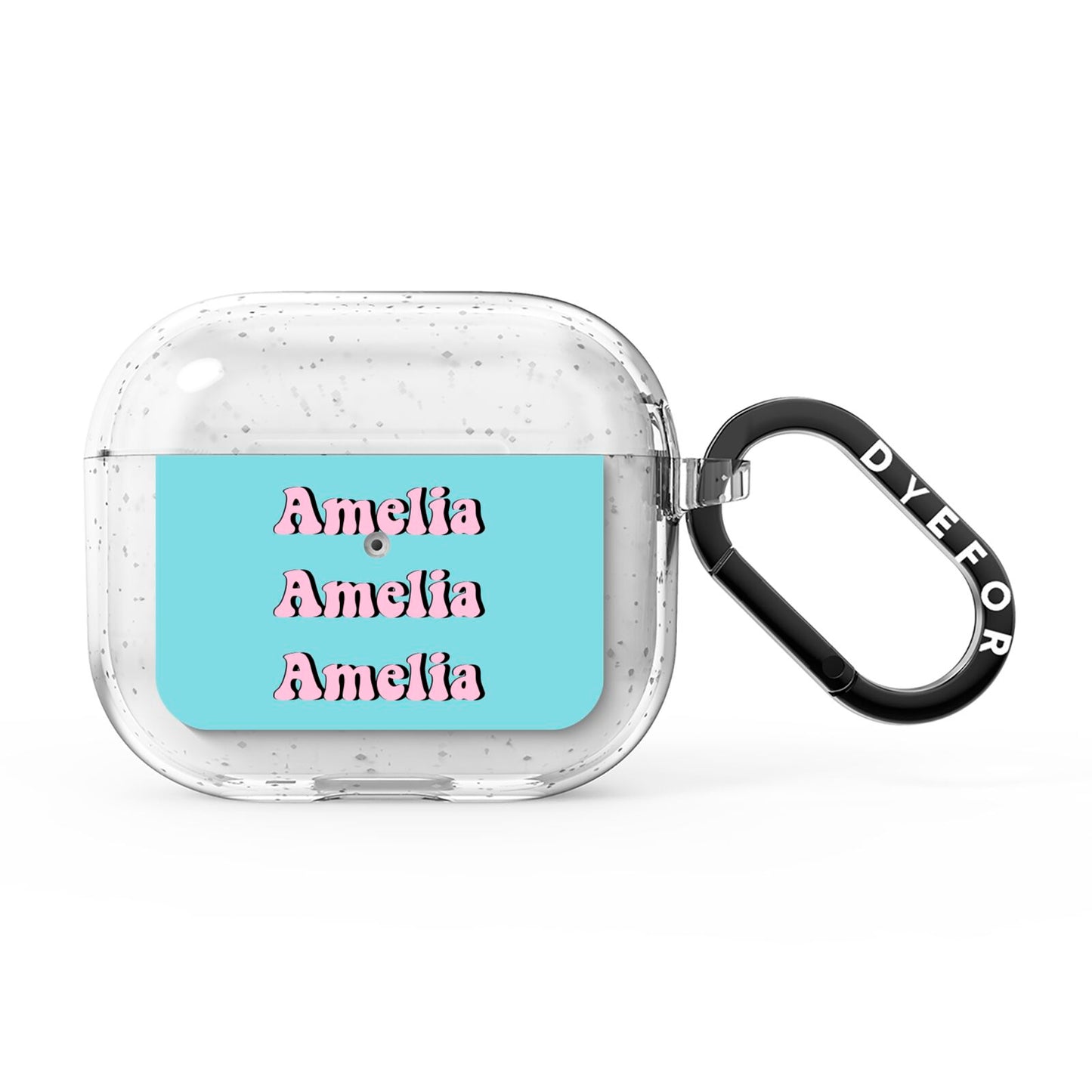 Personalised Hippie AirPods Glitter Case 3rd Gen