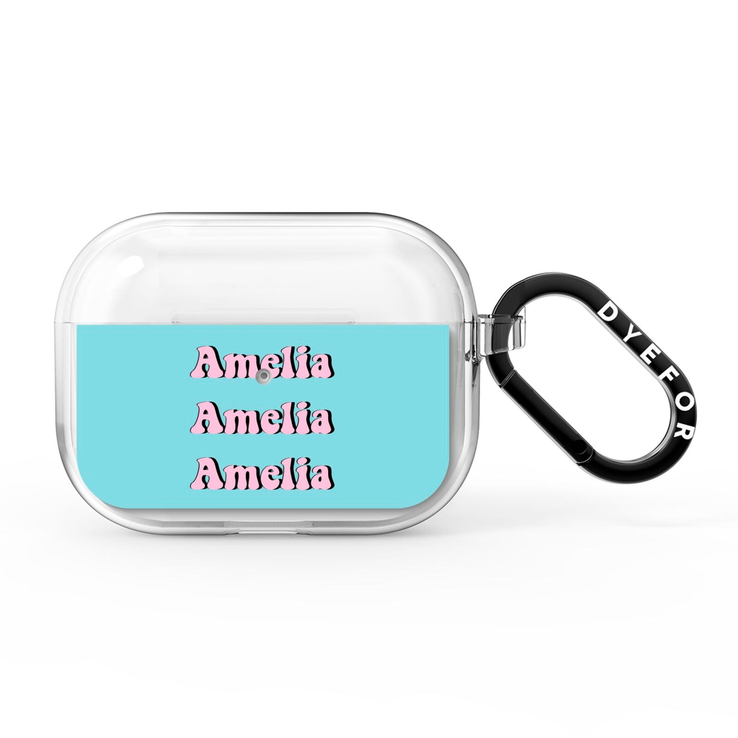 Personalised Hippie AirPods Pro Clear Case