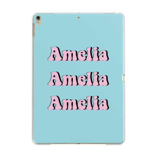 Personalised Hippie Apple iPad Gold Case