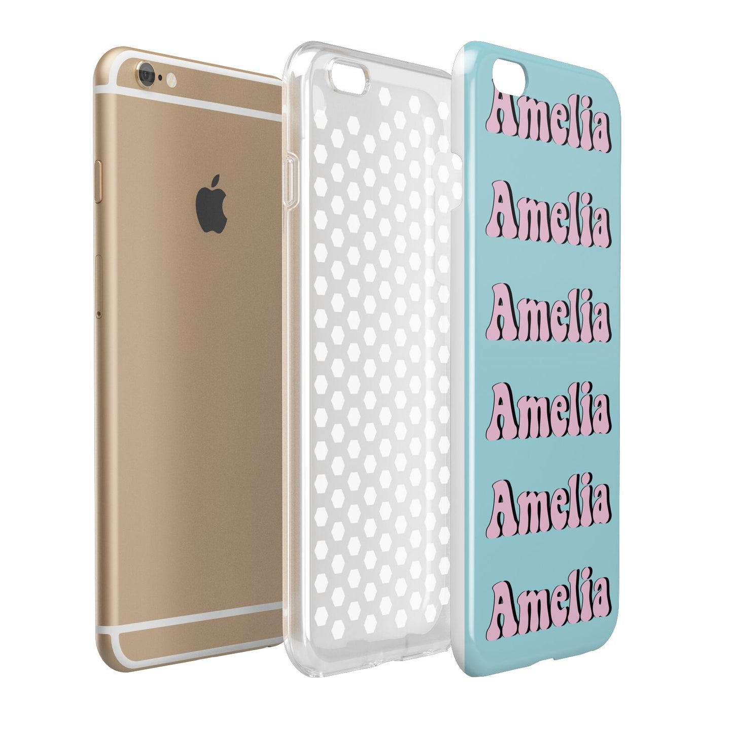 Personalised Hippie Apple iPhone 6 Plus 3D Tough Case Expand Detail Image