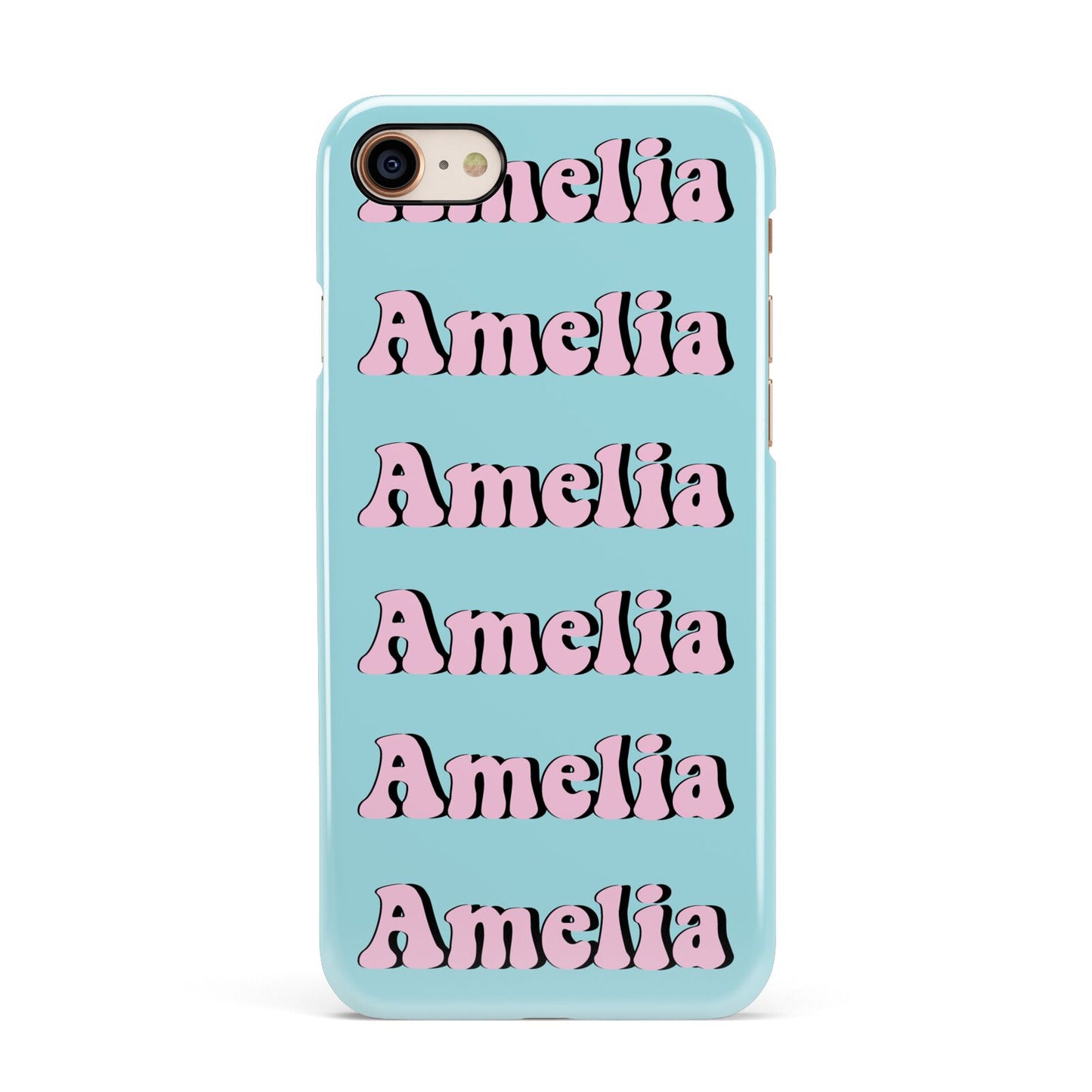 Personalised Hippie Apple iPhone 7 8 3D Snap Case