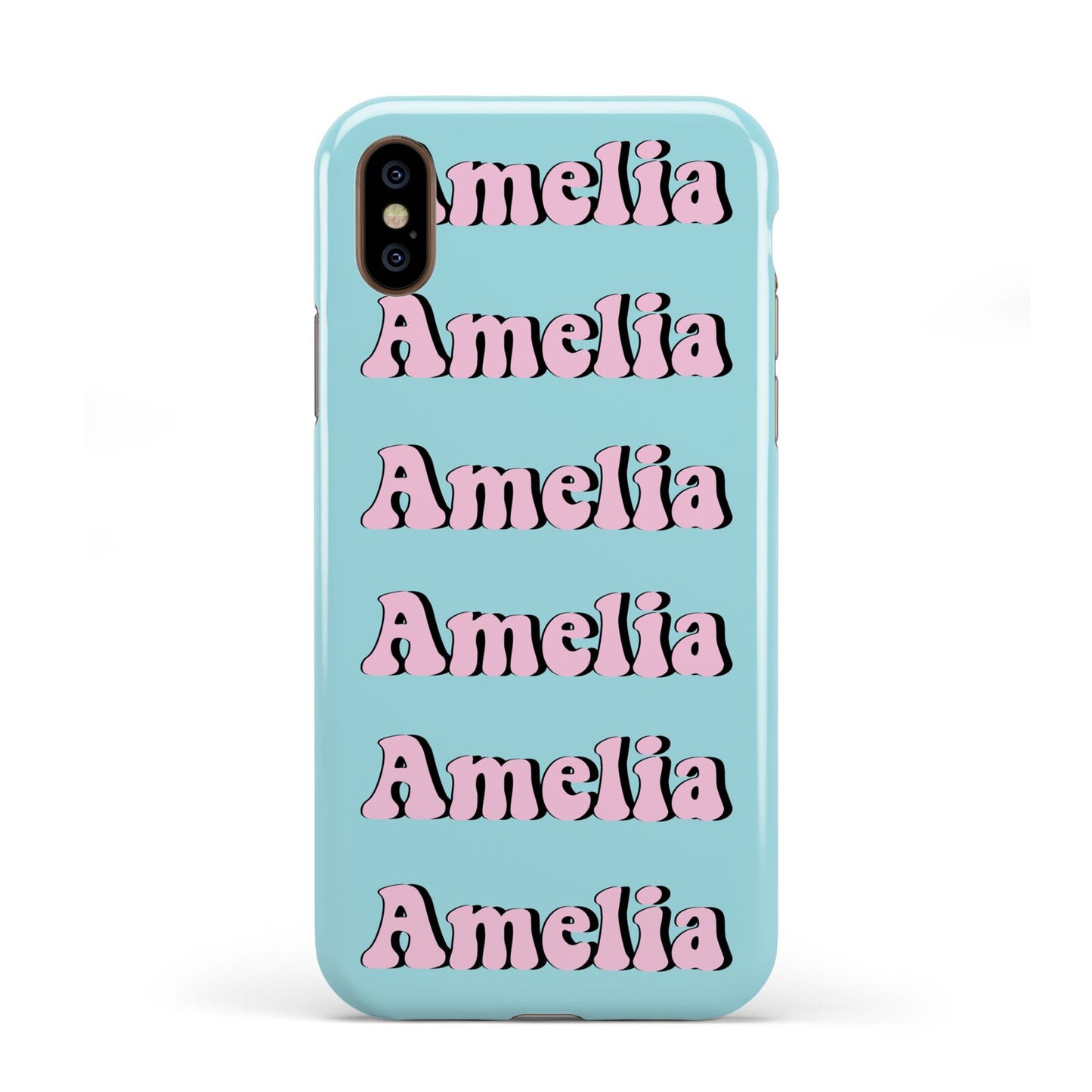 Personalised Hippie Apple iPhone XS 3D Tough