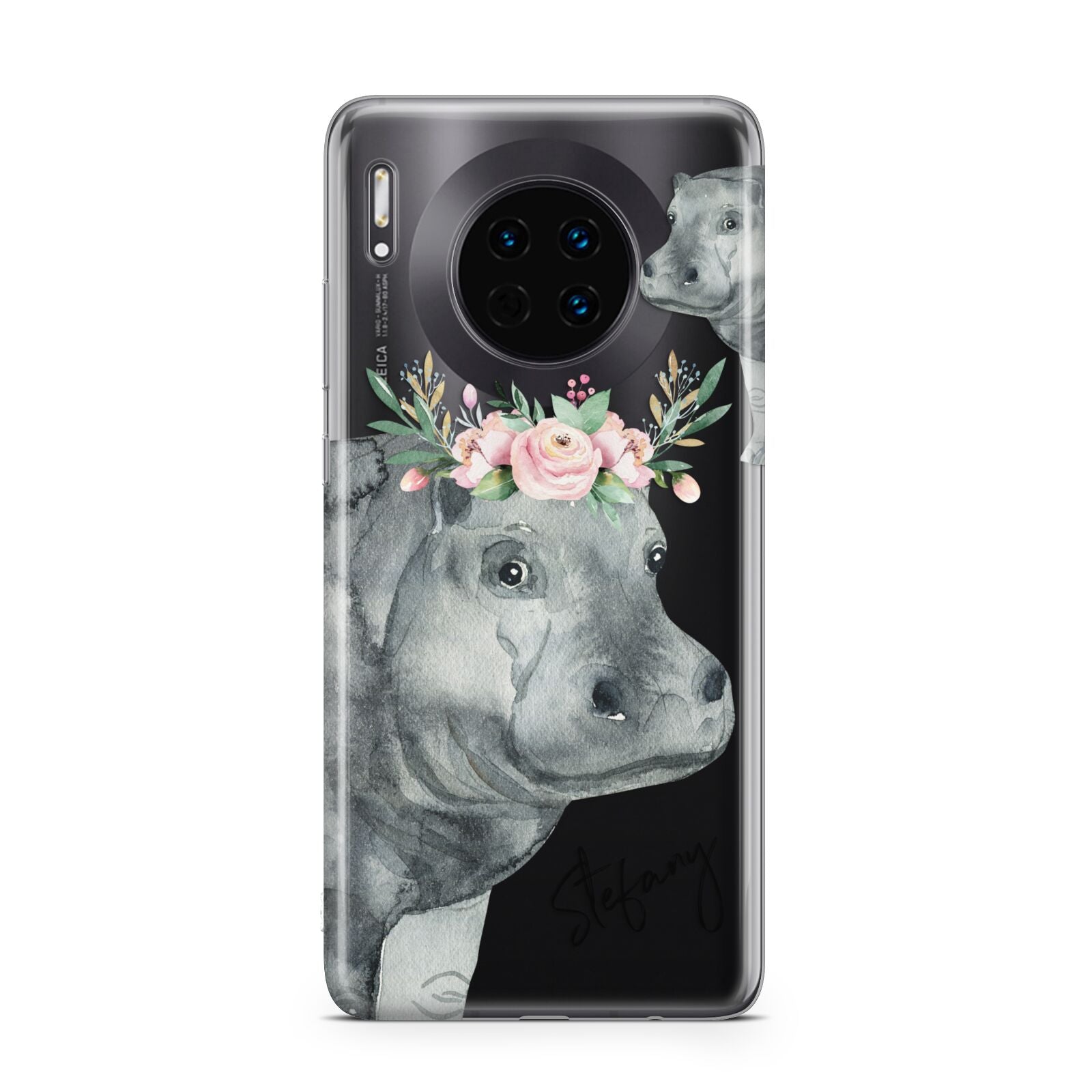 Personalised Hippopotamus Huawei Mate 30