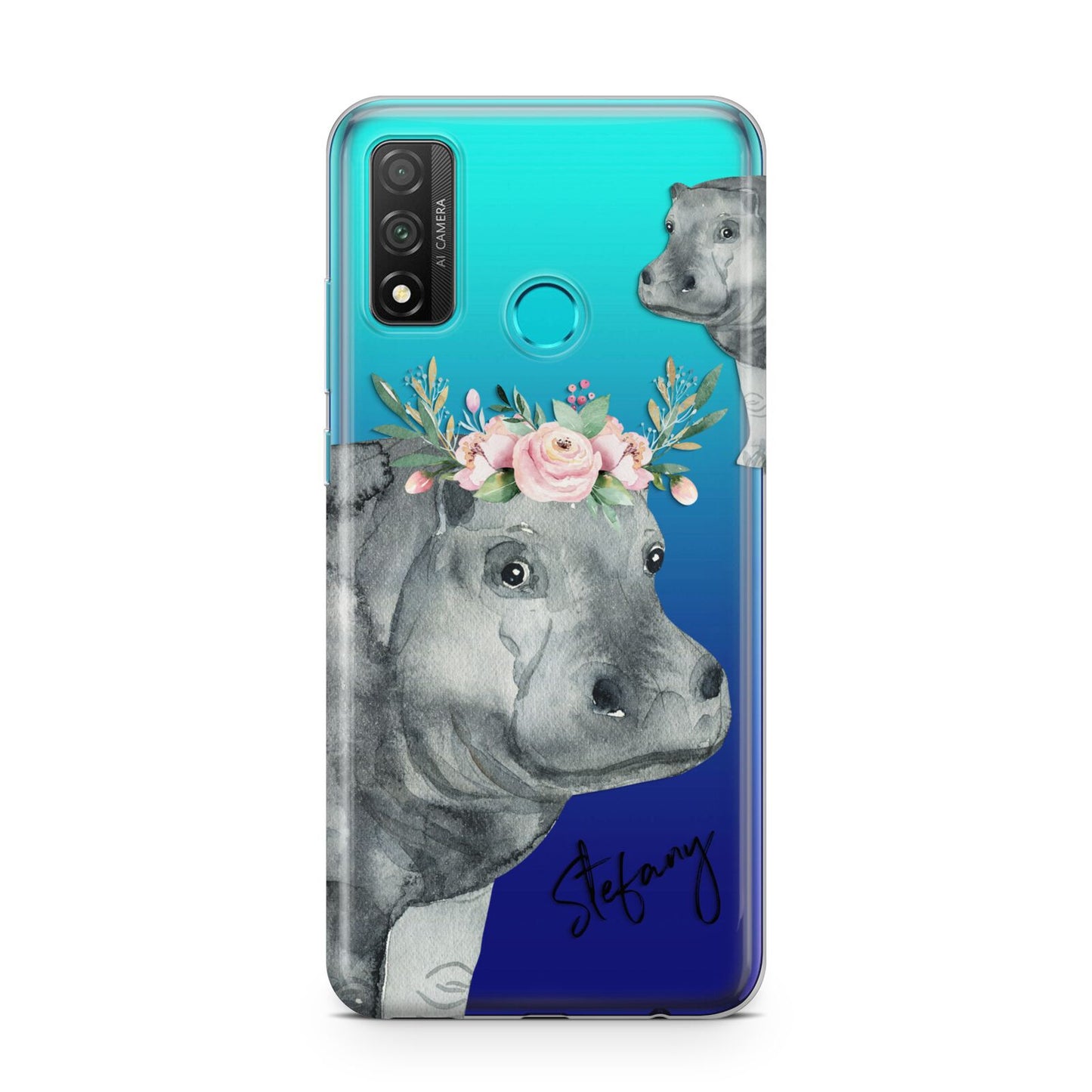 Personalised Hippopotamus Huawei P Smart 2020