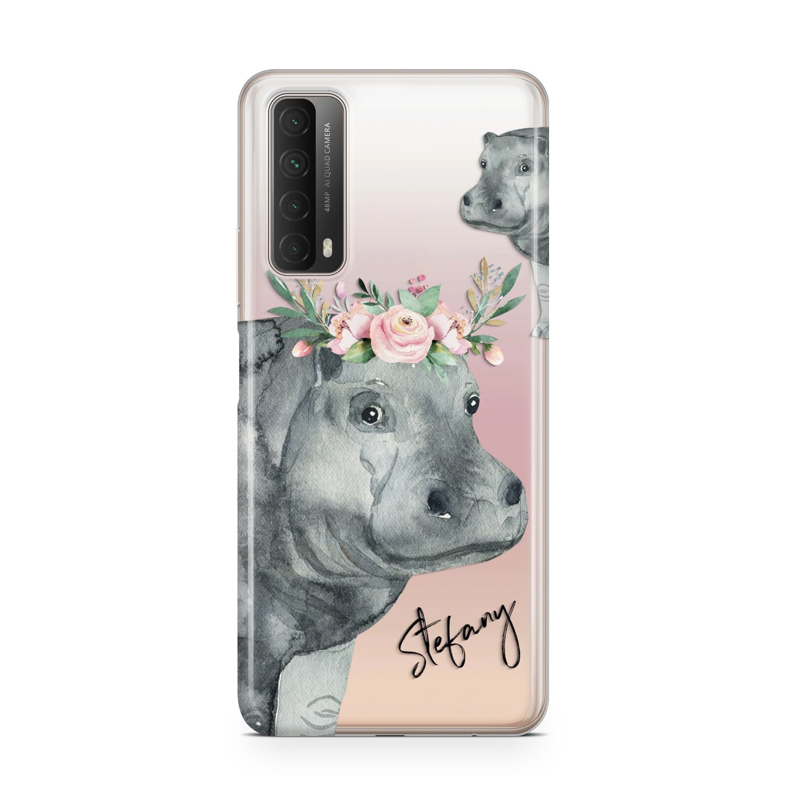 Personalised Hippopotamus Huawei P Smart 2021