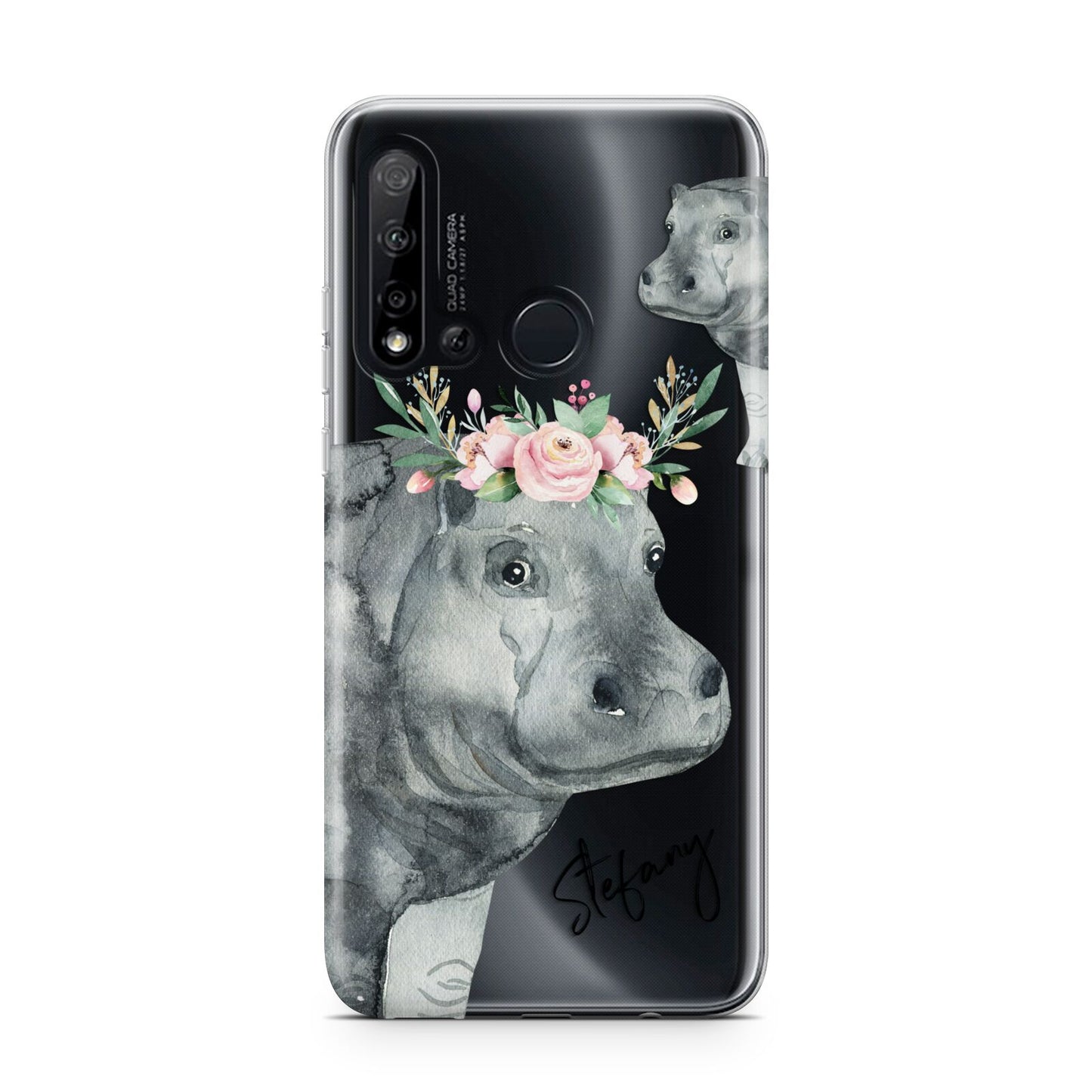 Personalised Hippopotamus Huawei P20 Lite 5G Phone Case