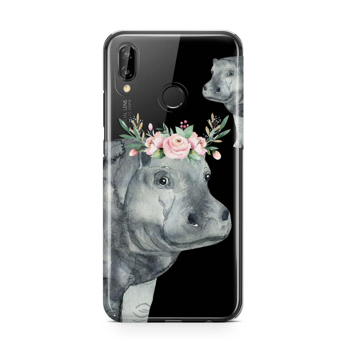 Personalised Hippopotamus Huawei P20 Lite Phone Case