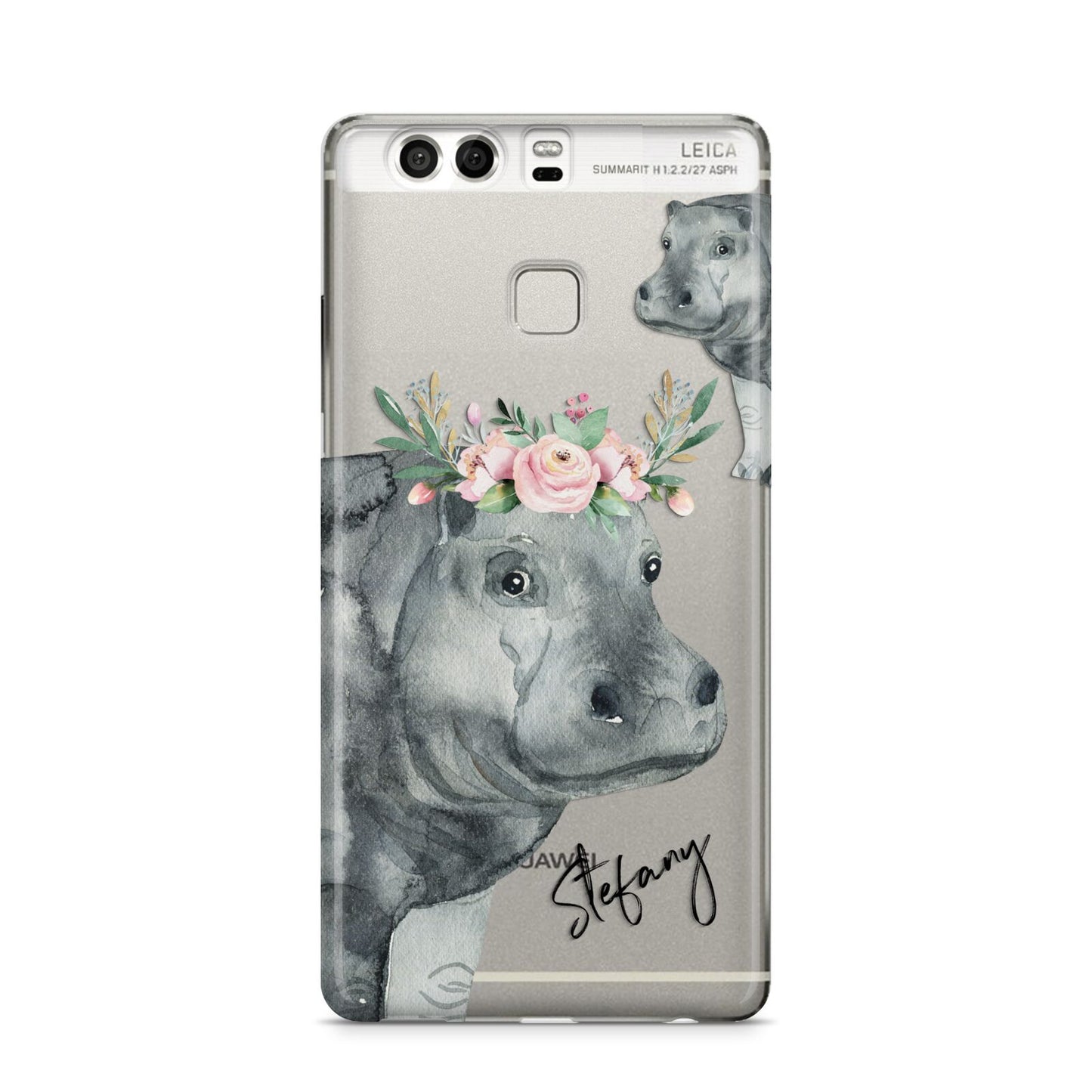 Personalised Hippopotamus Huawei P9 Case