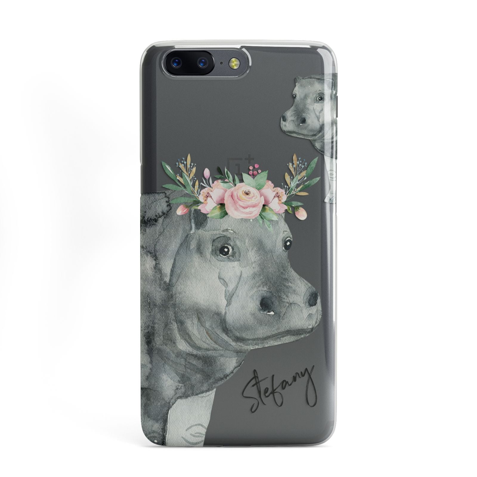 Personalised Hippopotamus OnePlus Case