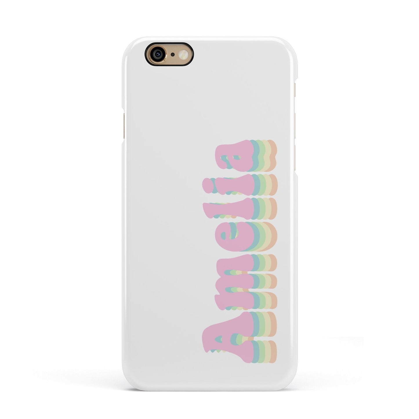 Personalised Hippy Name Apple iPhone 6 3D Snap Case