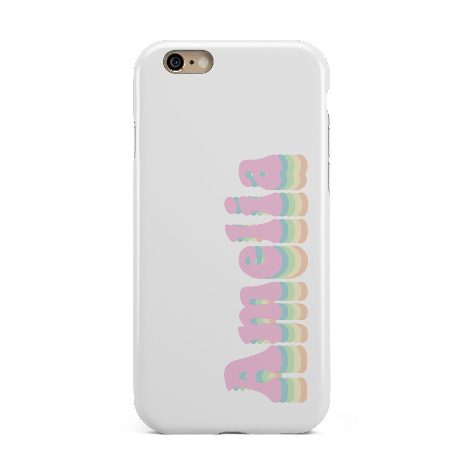 Personalised Hippy Name Apple iPhone 6 3D Tough Case