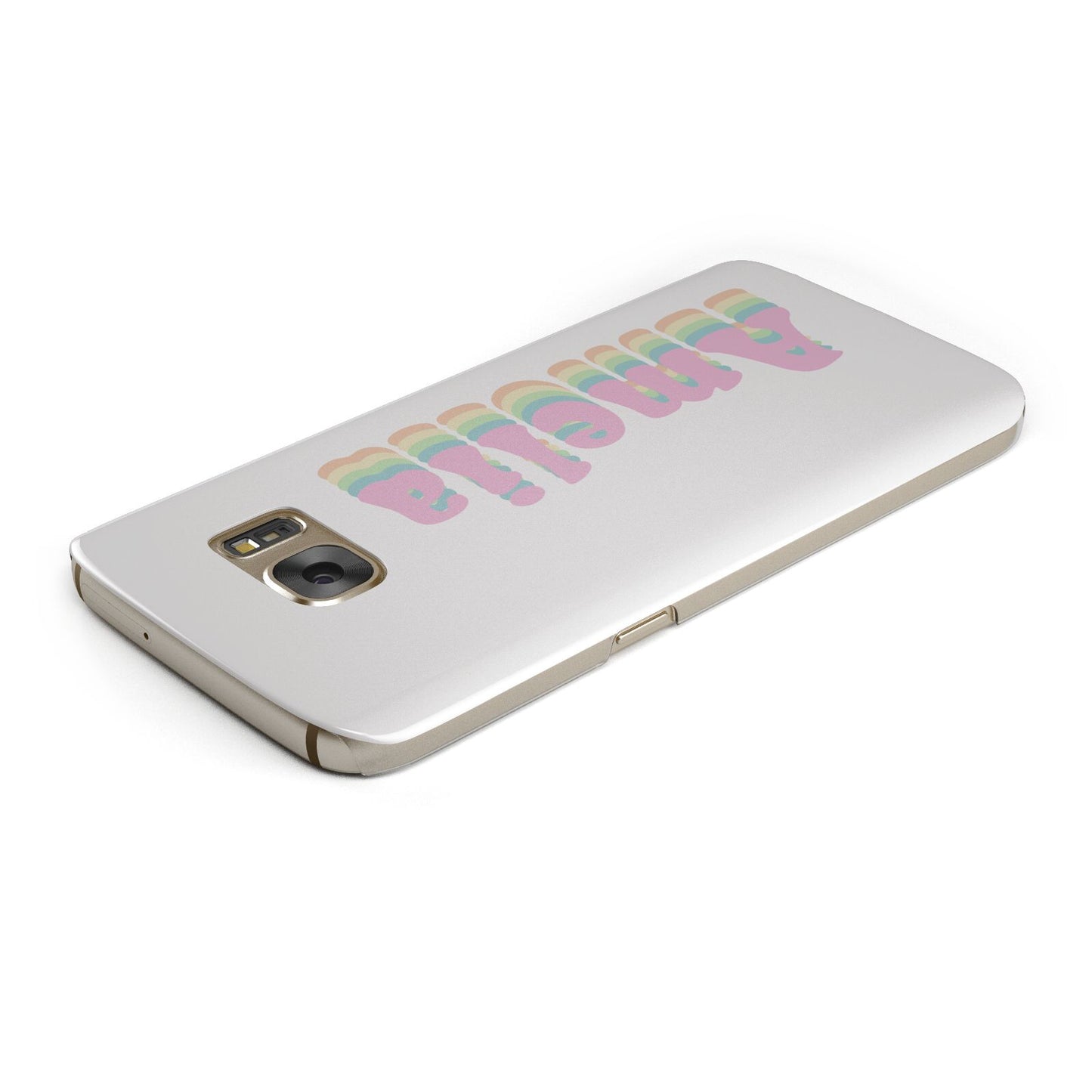 Personalised Hippy Name Samsung Galaxy Case Top Cutout