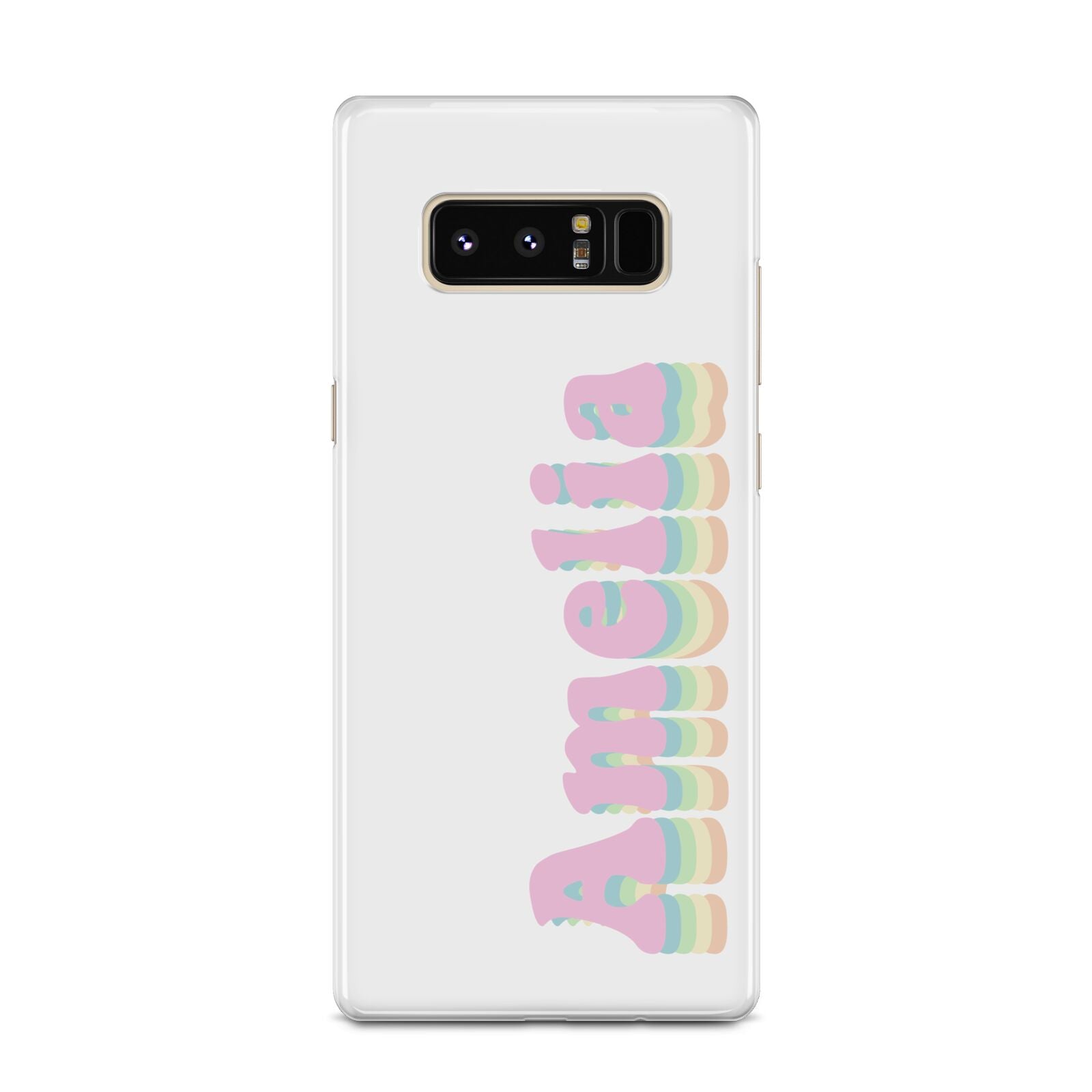 Personalised Hippy Name Samsung Galaxy Note 8 Case