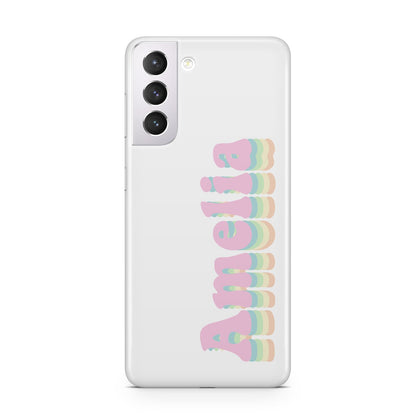 Personalised Hippy Name Samsung S21 Case