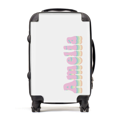 Personalised Hippy Name Suitcase