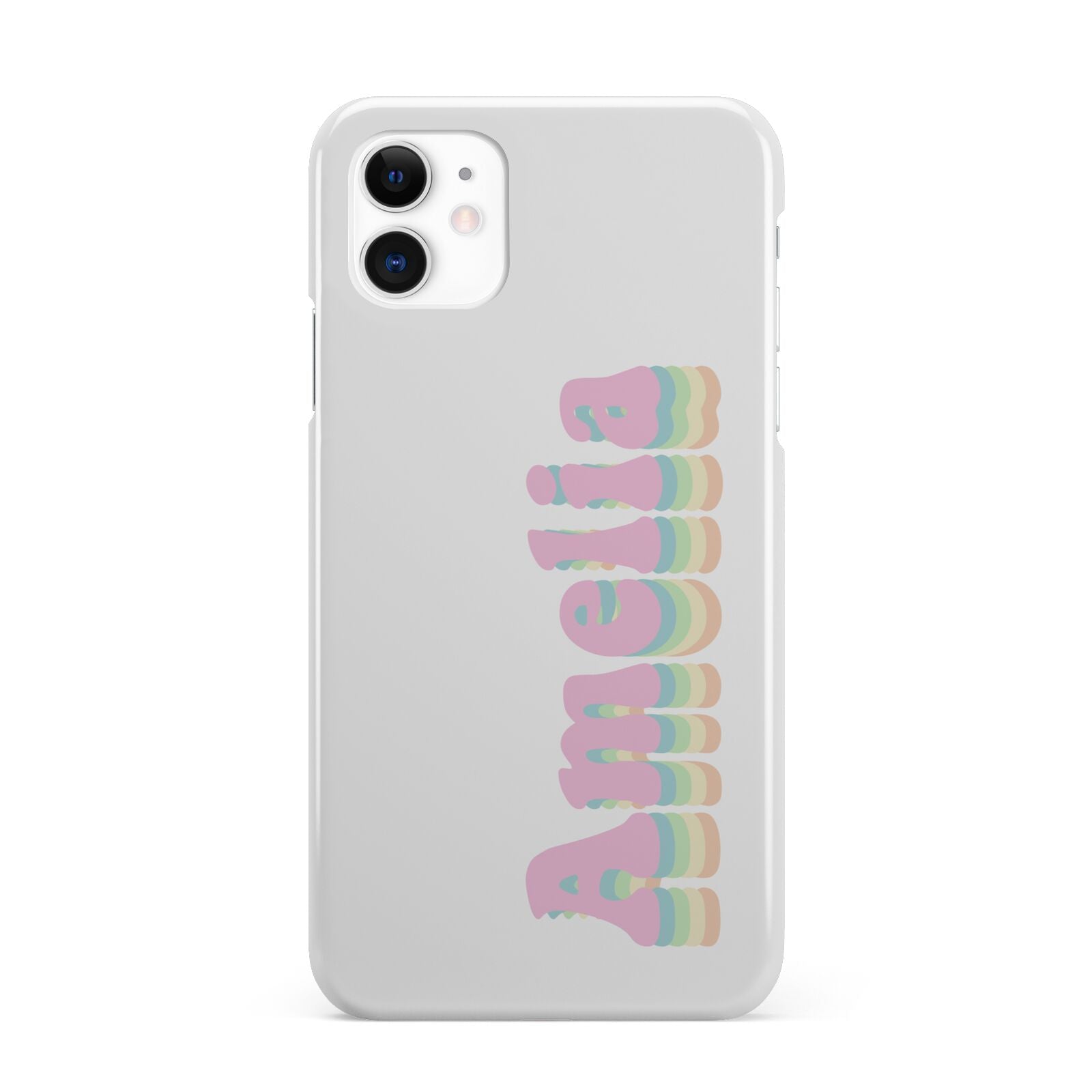 Personalised Hippy Name iPhone 11 3D Snap Case