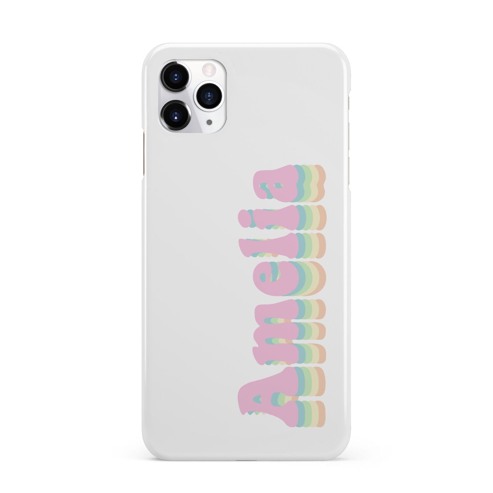 Personalised Hippy Name iPhone 11 Pro Max 3D Snap Case