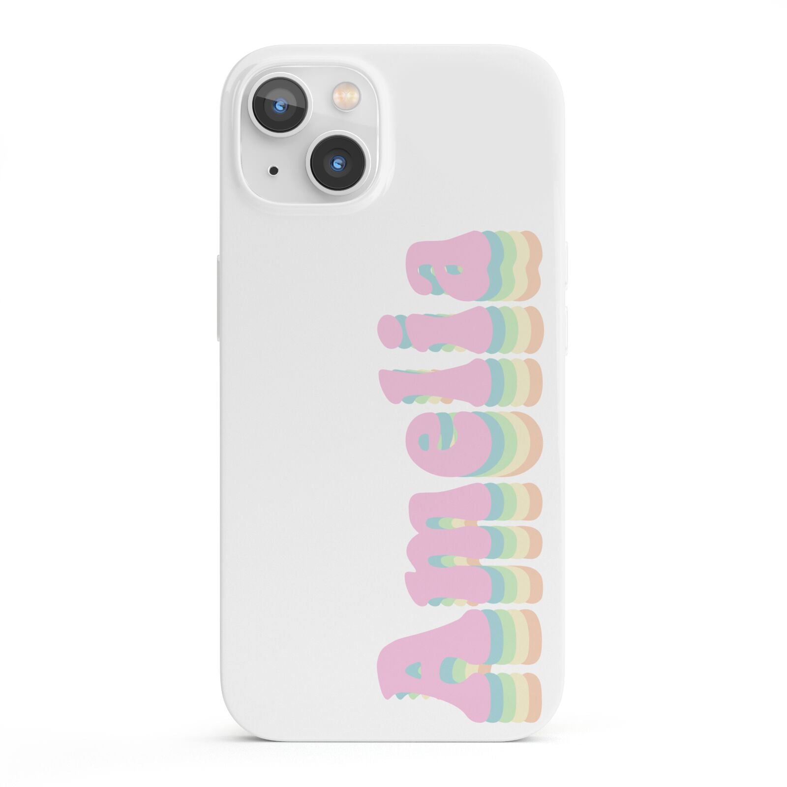 Personalised Hippy Name iPhone 13 Full Wrap 3D Snap Case