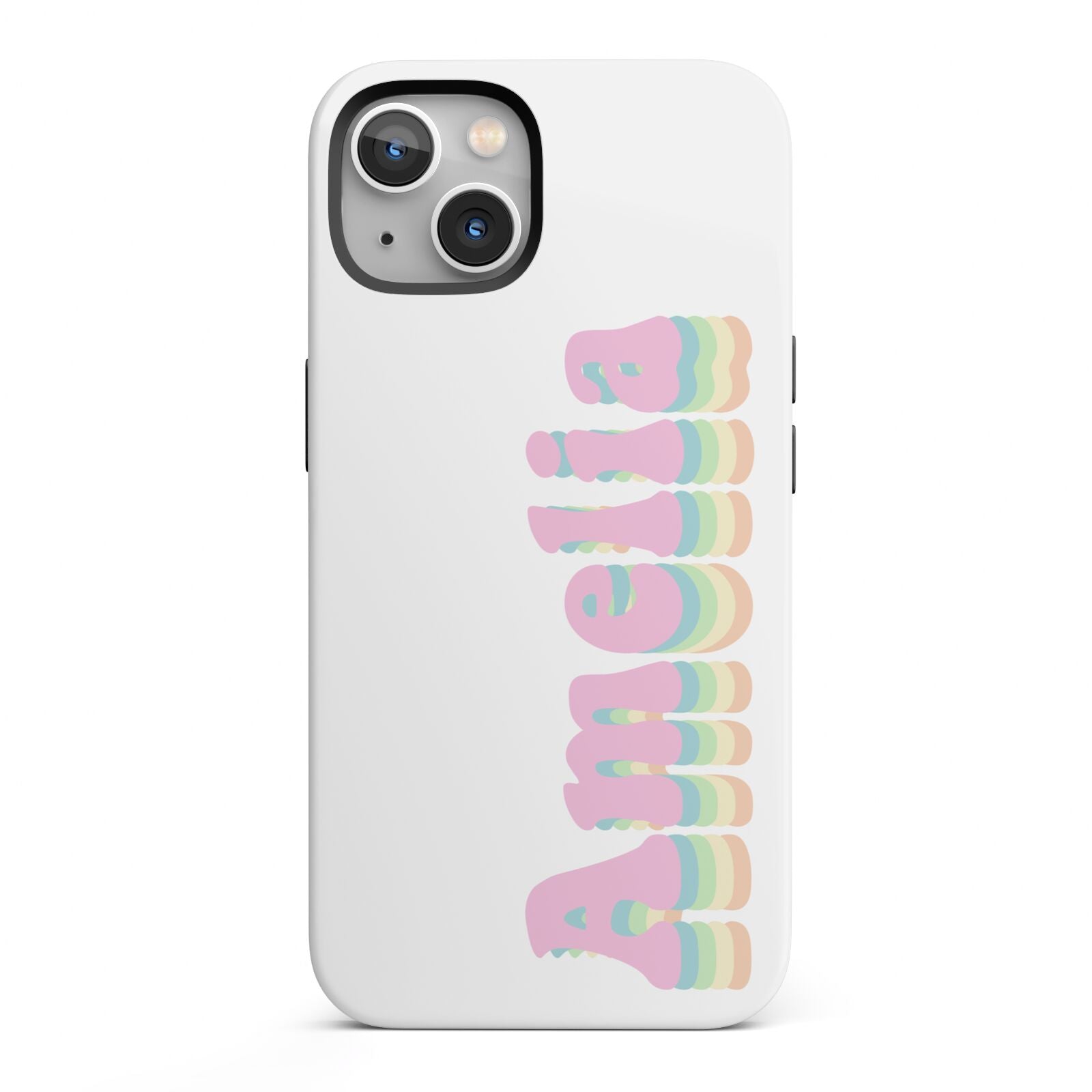 Personalised Hippy Name iPhone 13 Full Wrap 3D Tough Case