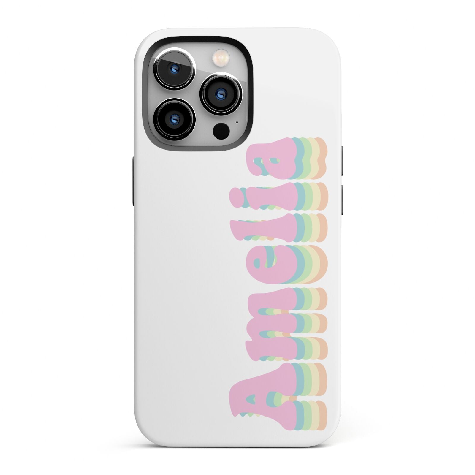 Personalised Hippy Name iPhone 13 Pro Full Wrap 3D Tough Case