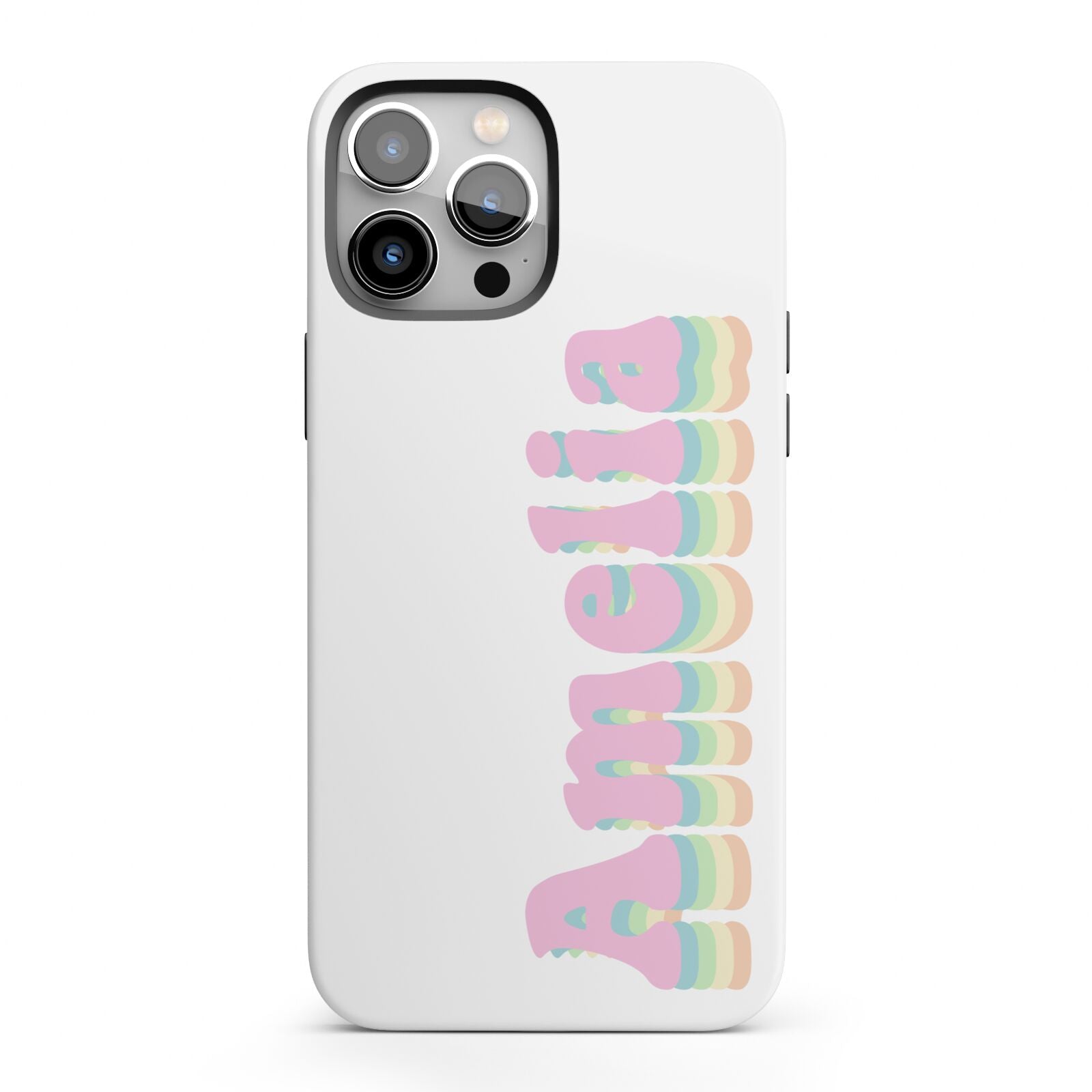 Personalised Hippy Name iPhone 13 Pro Max Full Wrap 3D Tough Case