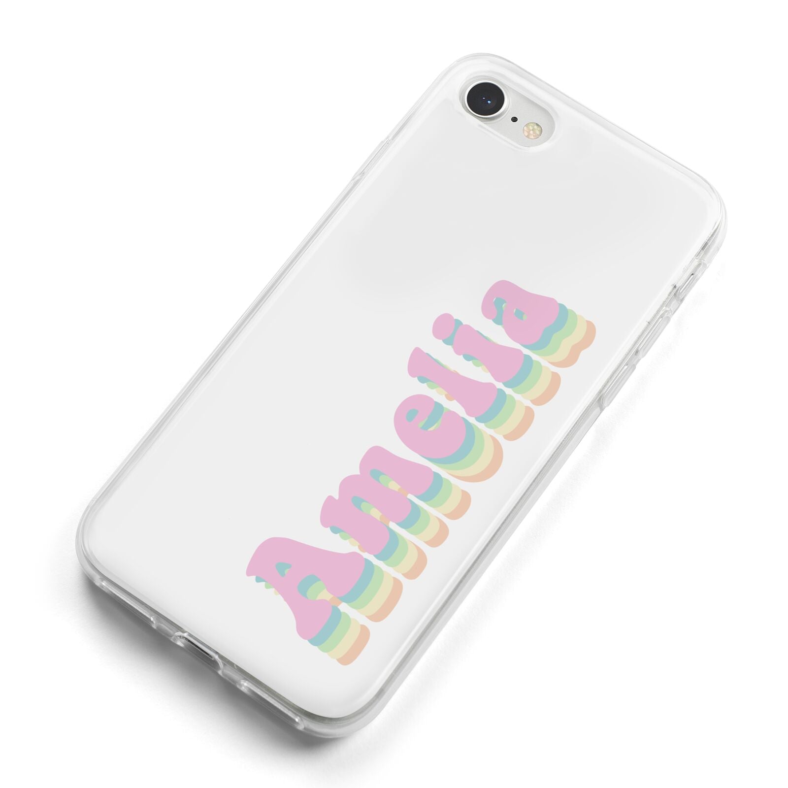 Personalised Hippy Name iPhone 8 Bumper Case on Silver iPhone Alternative Image