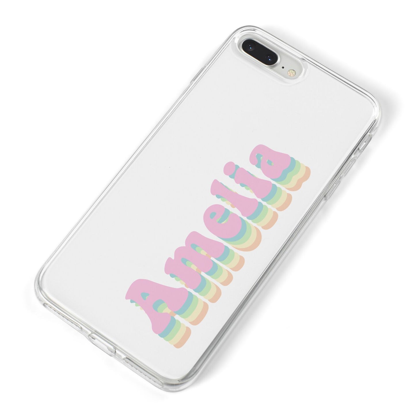 Personalised Hippy Name iPhone 8 Plus Bumper Case on Silver iPhone Alternative Image