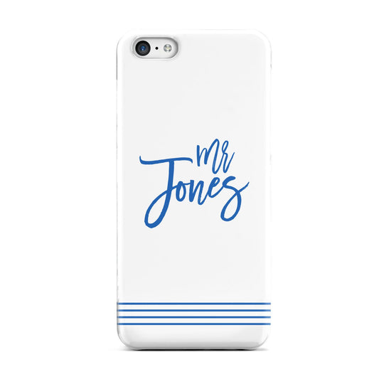 Personalised His Apple iPhone 5c Case