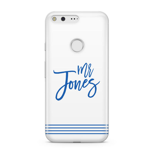 Personalised His Google Pixel Case