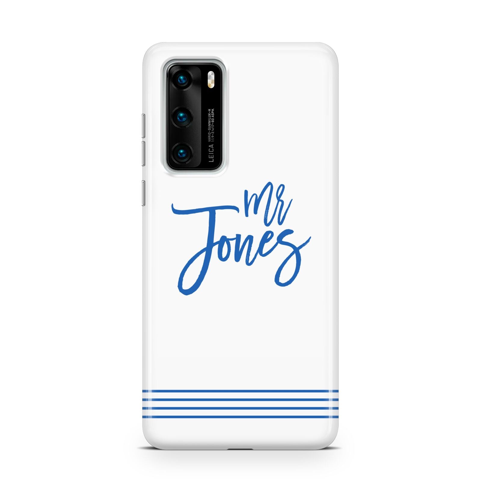 Personalised His Huawei P40 Phone Case