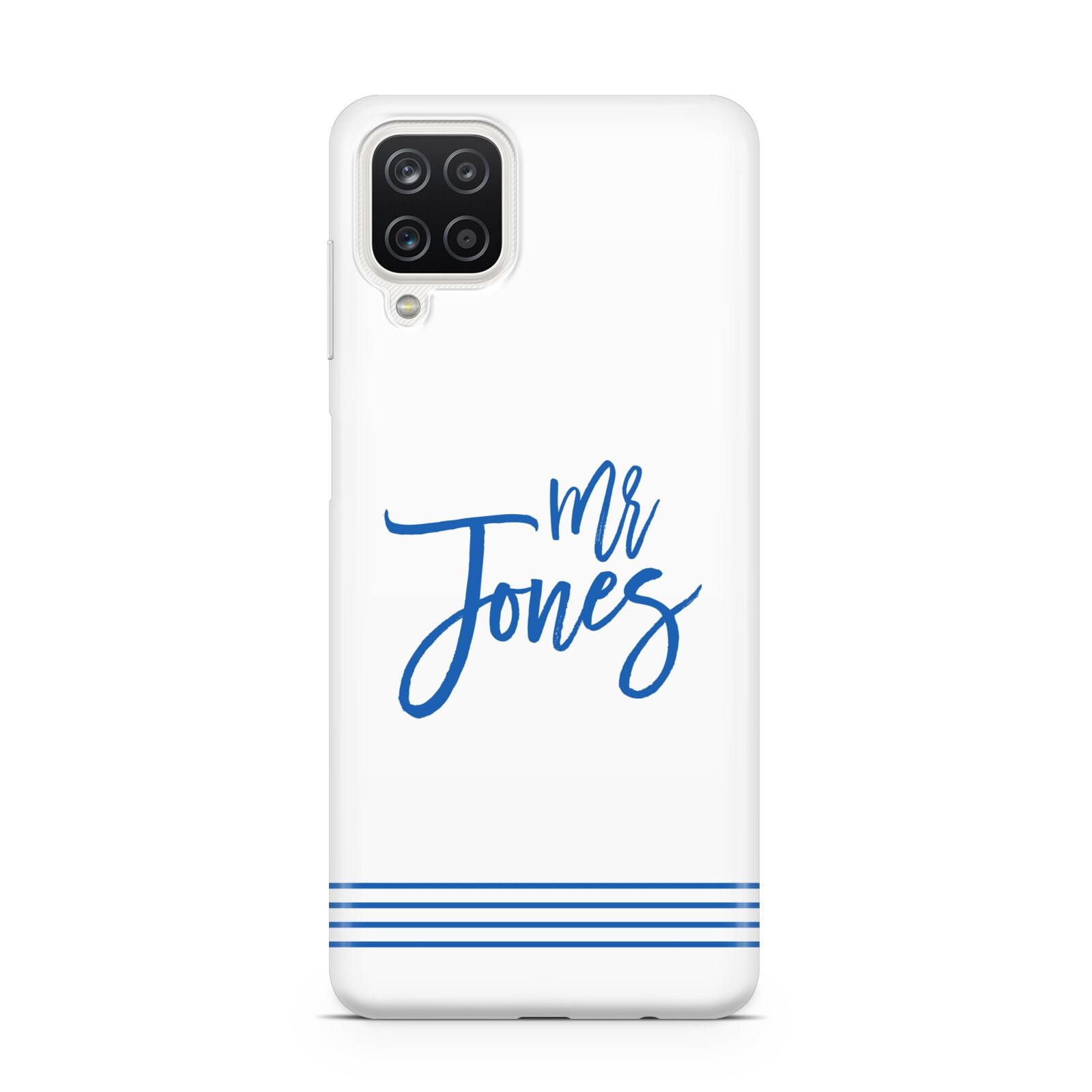 Personalised His Samsung A12 Case