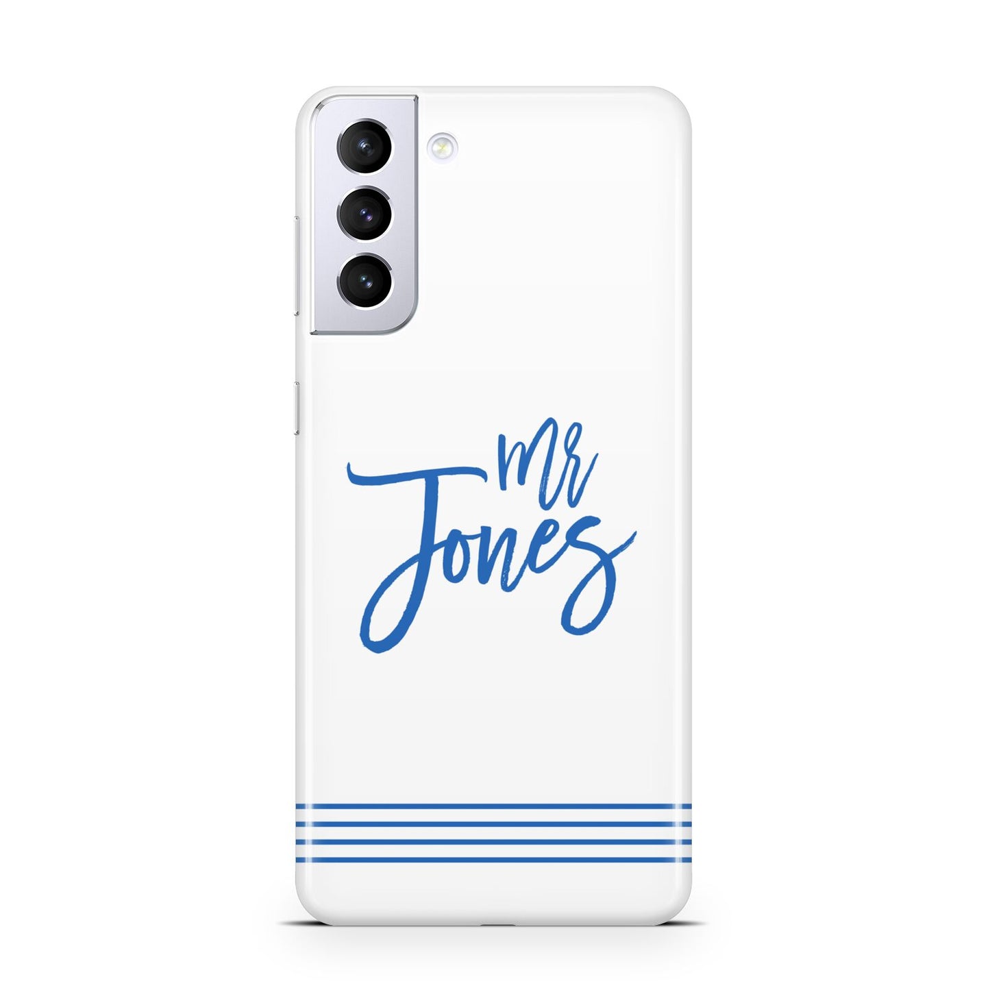 Personalised His Samsung S21 Plus Case