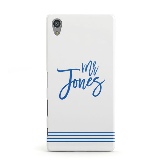 Personalised His Sony Xperia Case