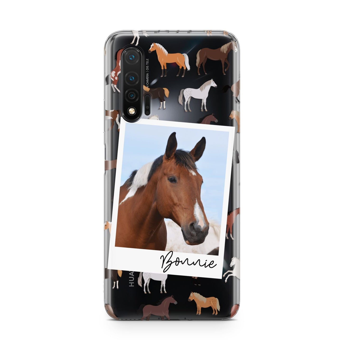 Personalised Horse Photo Huawei Nova 6 Phone Case