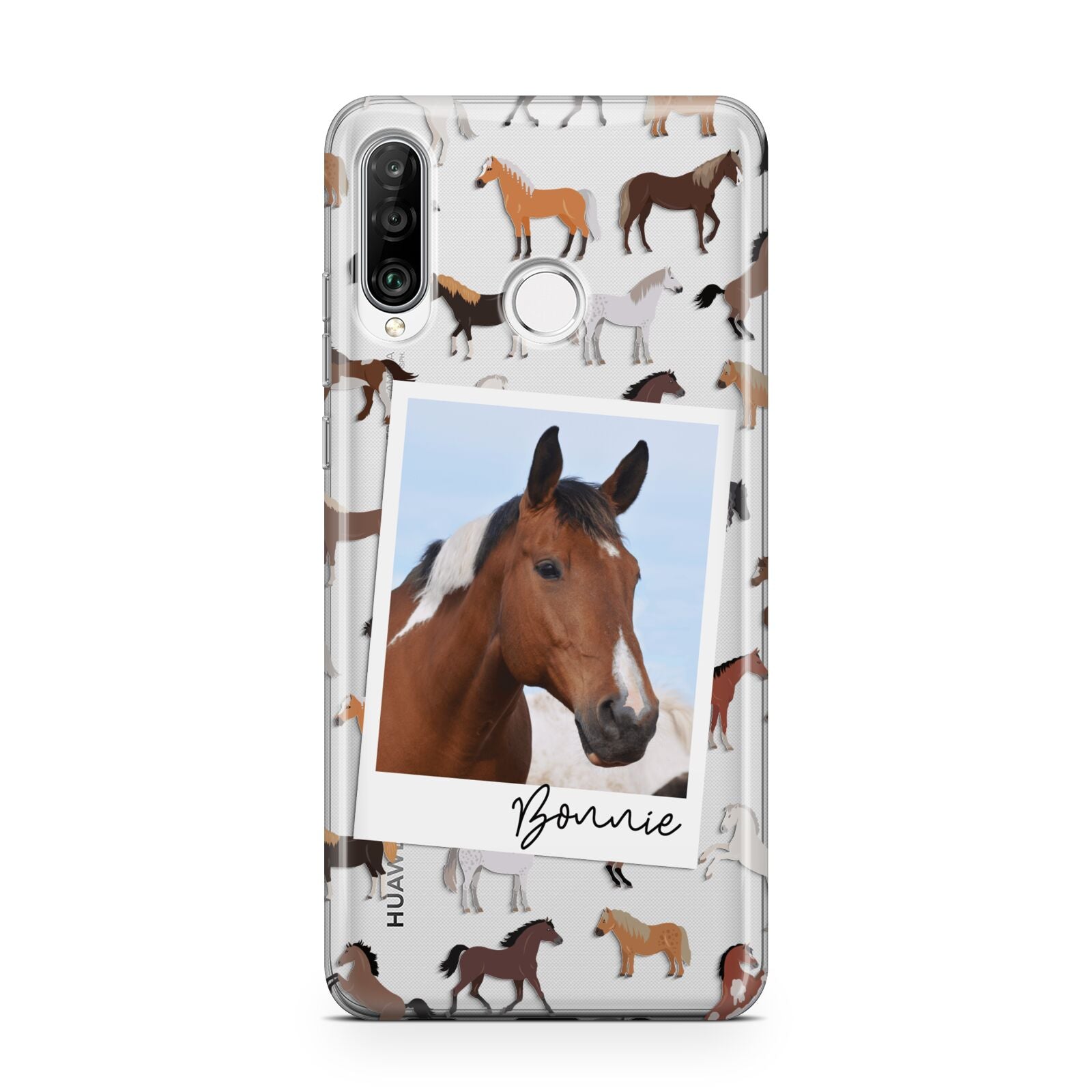 Personalised Horse Photo Huawei P30 Lite Phone Case