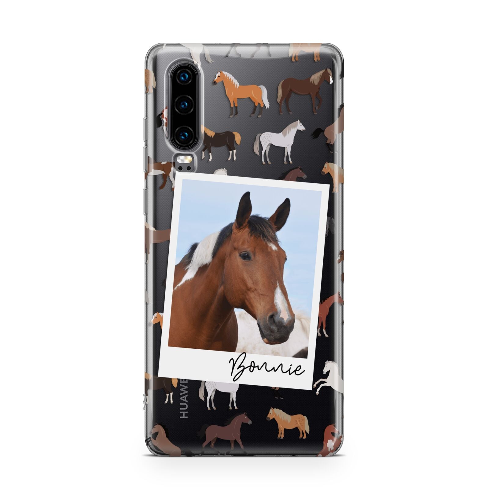 Personalised Horse Photo Huawei P30 Phone Case