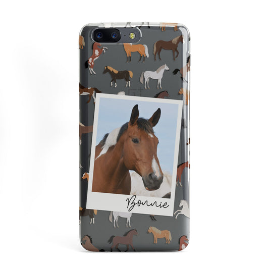 Personalised Horse Photo OnePlus Case