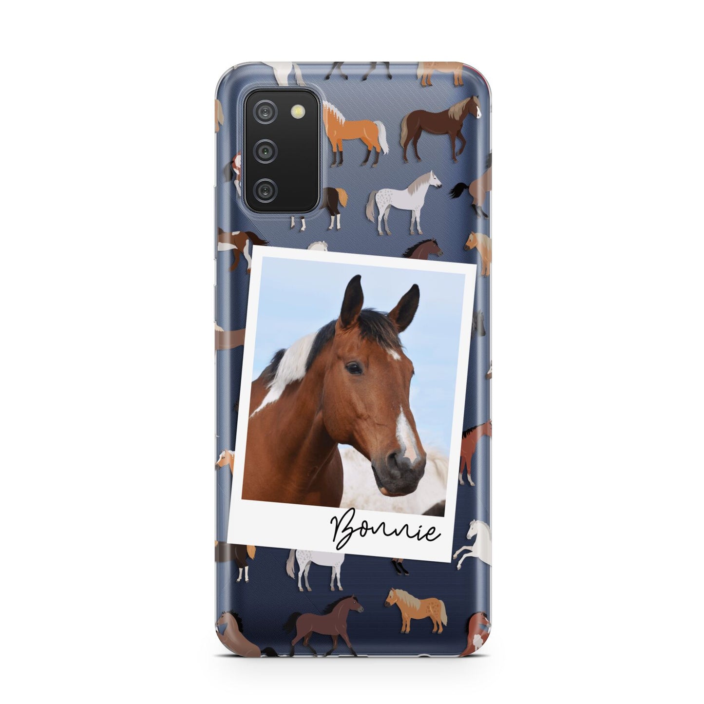 Personalised Horse Photo Samsung A02s Case