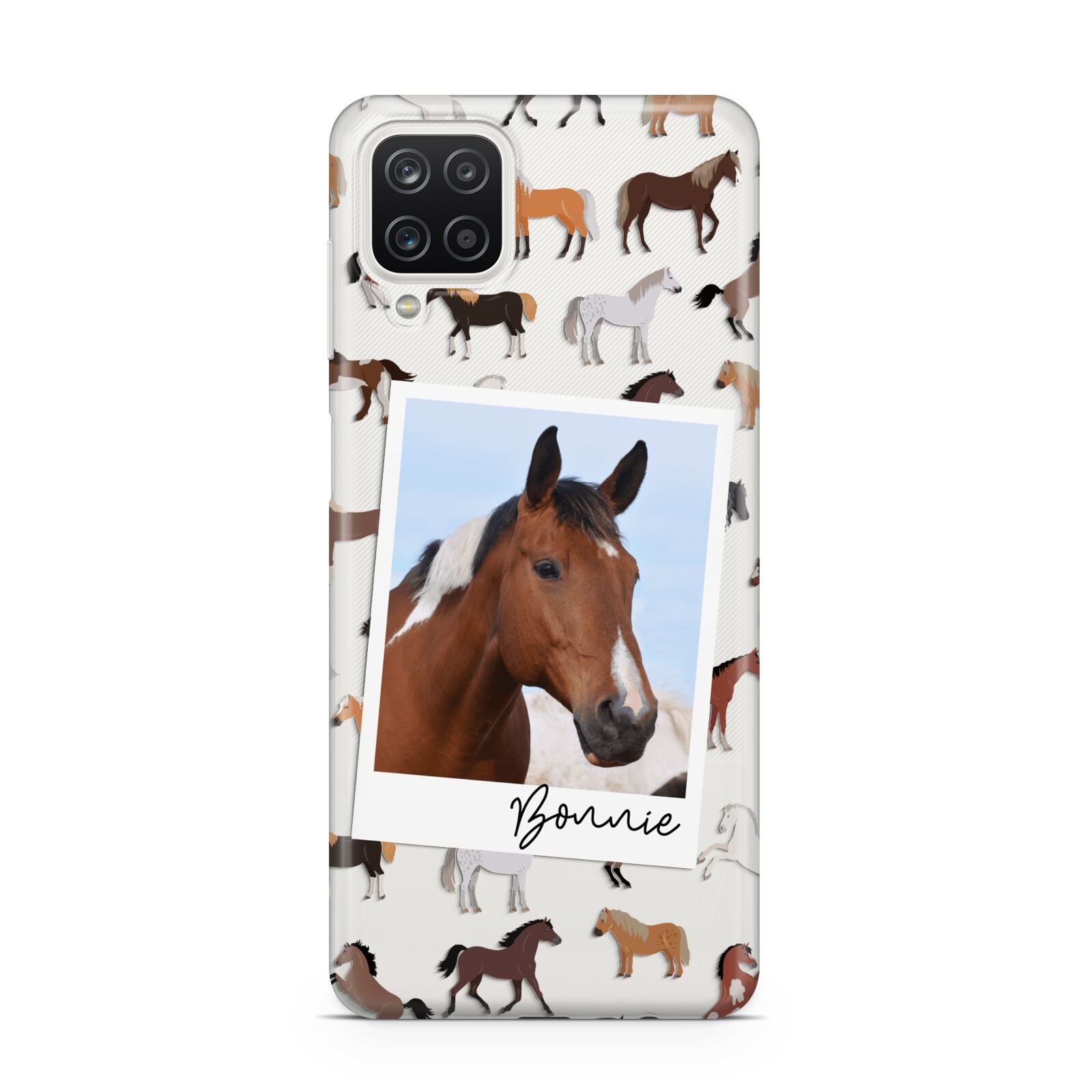 Personalised Horse Photo Samsung A12 Case