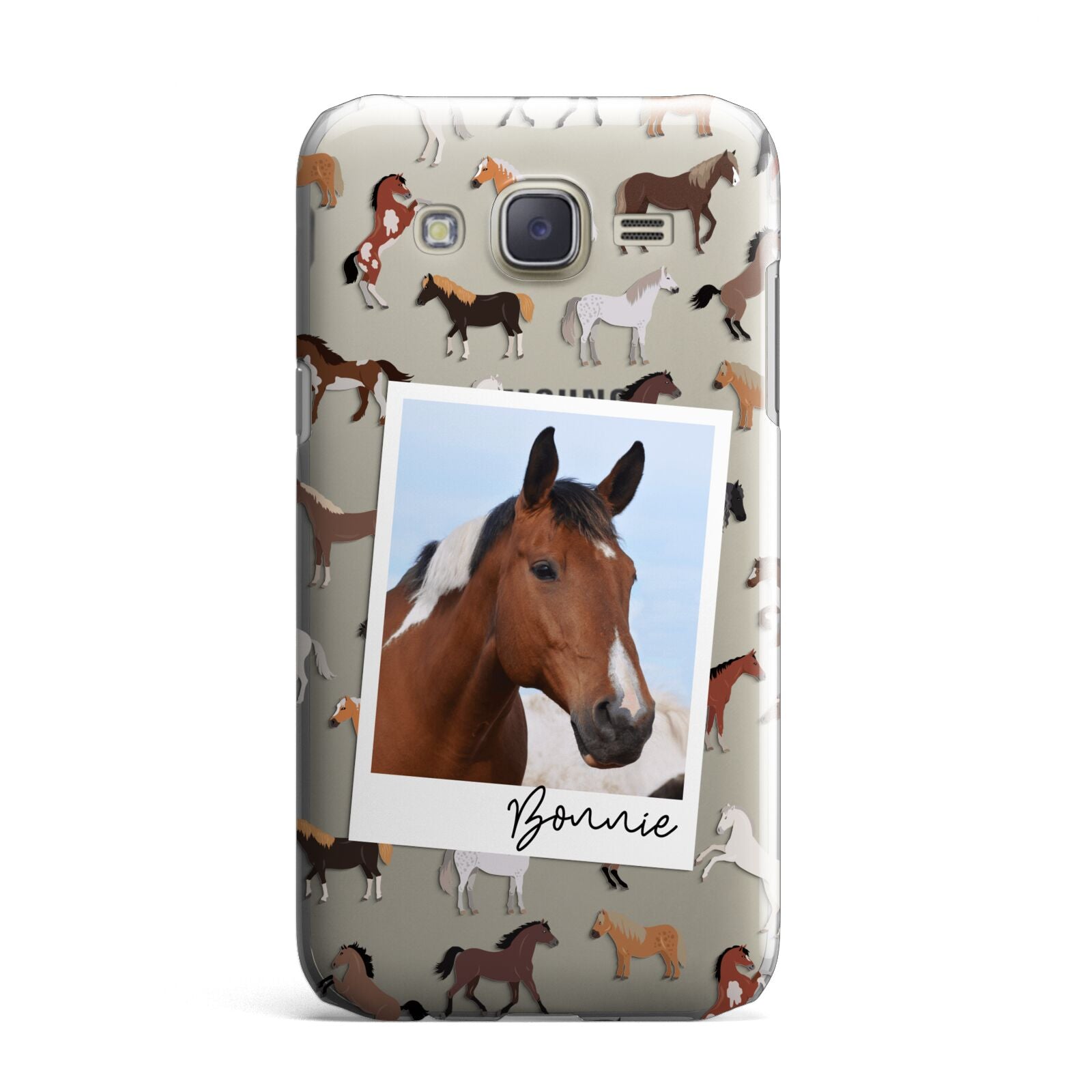 Personalised Horse Photo Samsung Galaxy J7 Case