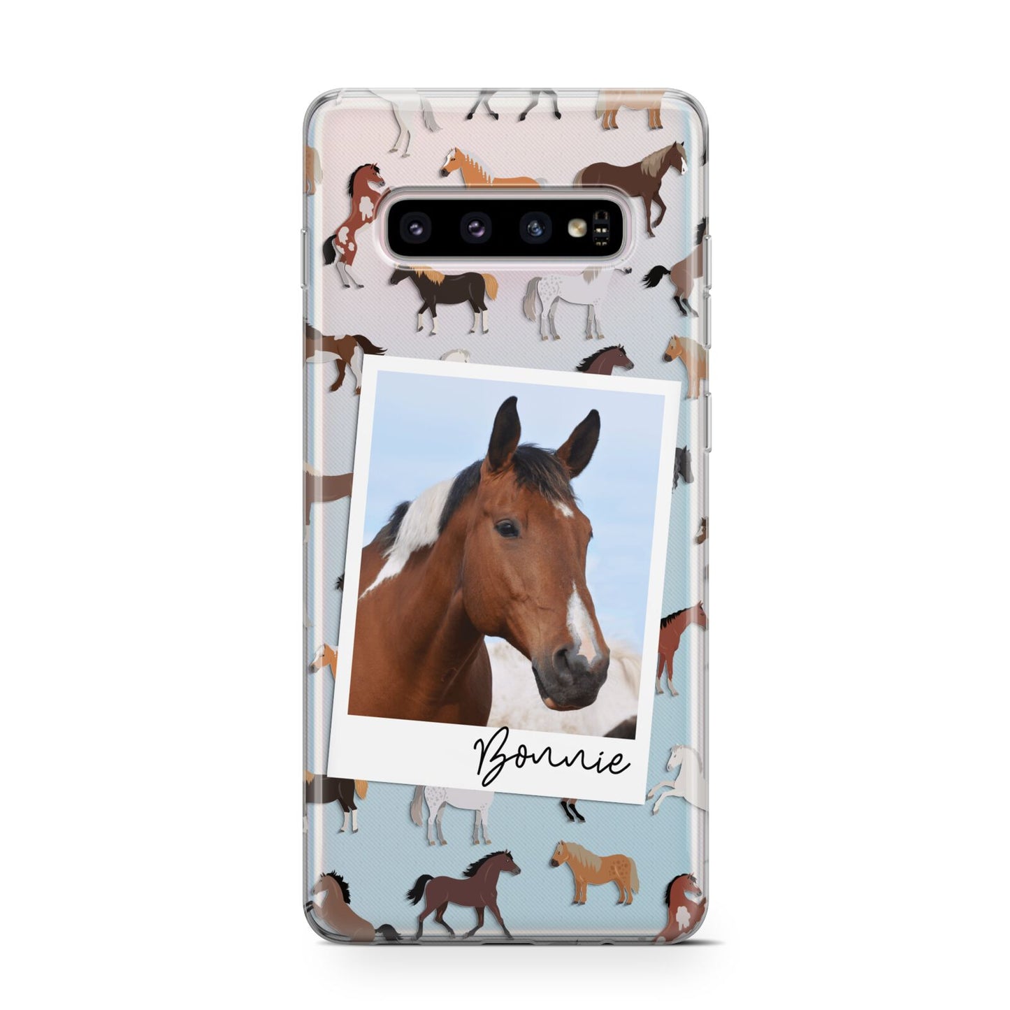 Personalised Horse Photo Samsung Galaxy S10 Case