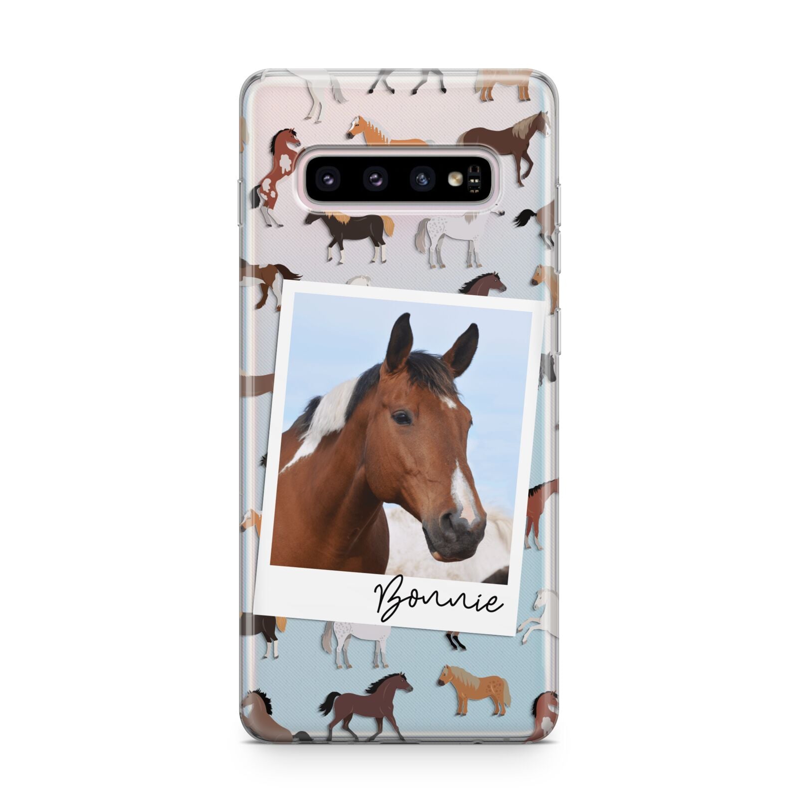 Personalised Horse Photo Samsung Galaxy S10 Plus Case