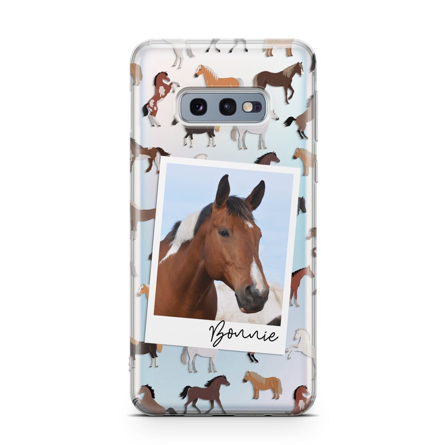 Personalised Horse Photo Samsung Galaxy S10E Case