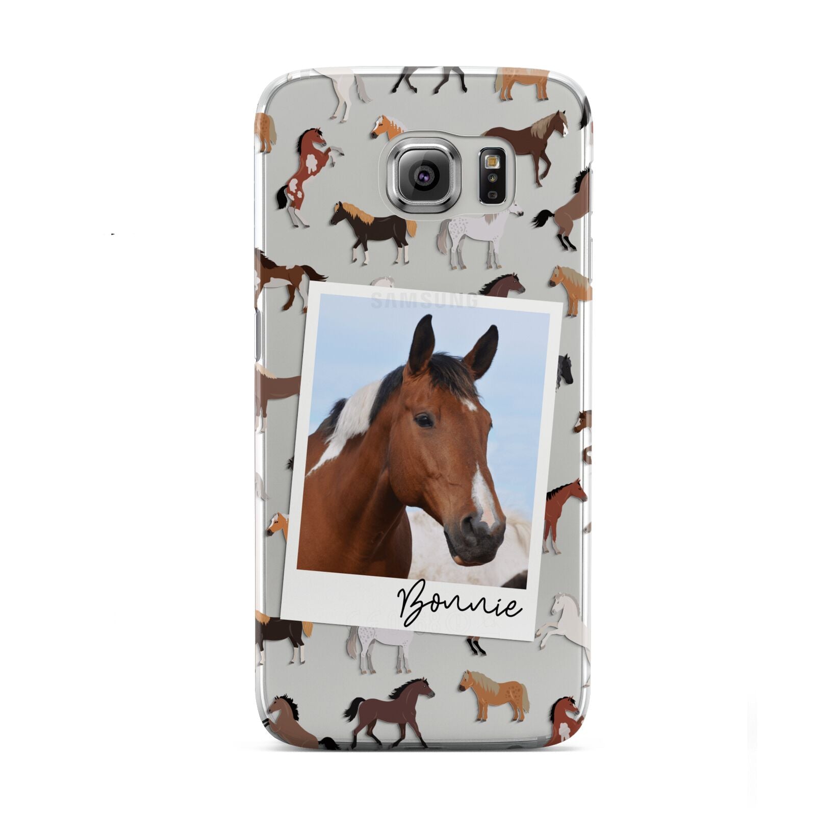 Personalised Horse Photo Samsung Galaxy S6 Case